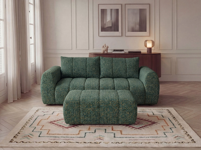 3er Sofa mit Hocker BOBOCHIC NESTY 3er Sofa mit Hocker BOBOCHIC NESTY
