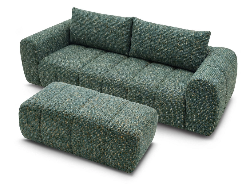 3er Sofa mit Hocker BOBOCHIC NESTY 3er Sofa mit Hocker BOBOCHIC NESTY