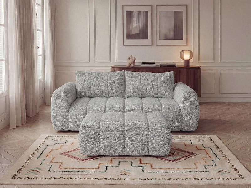 3er Sofa mit Hocker BOBOCHIC NESTY 3er Sofa mit Hocker BOBOCHIC NESTY