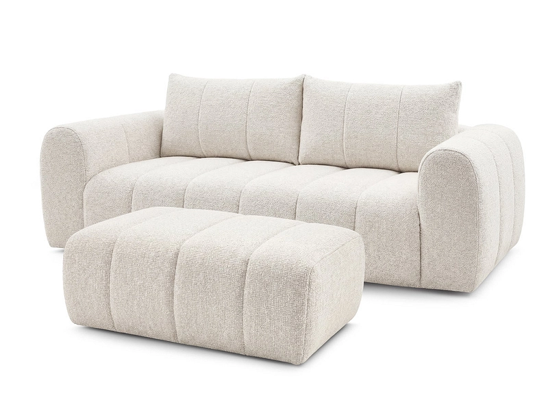 3er Sofa mit Hocker BOBOCHIC NESTY 3er Sofa mit Hocker BOBOCHIC NESTY
