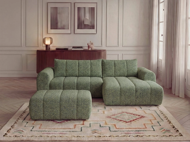 Ecksofa mit Hocker BOBOCHIC NESTY
