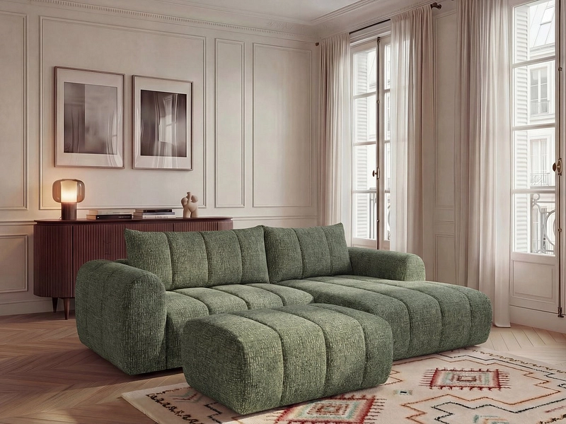 Ecksofa mit Hocker BOBOCHIC NESTY