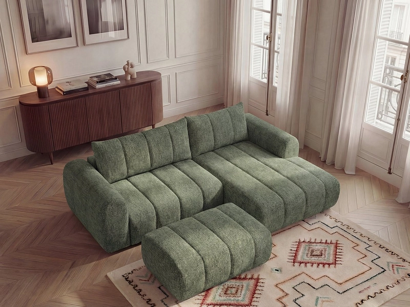 Ecksofa mit Hocker BOBOCHIC NESTY