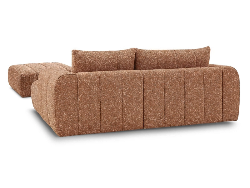 Divano ad angolo con pouf BOBOCHIC NESTY Divano ad angolo con pouf BOBOCHIC NESTY