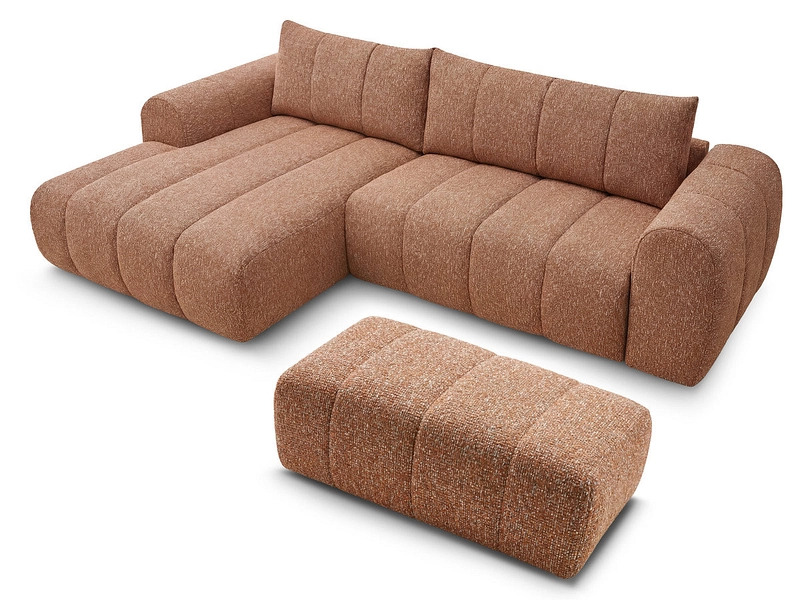 Ecksofa mit Hocker BOBOCHIC NESTY