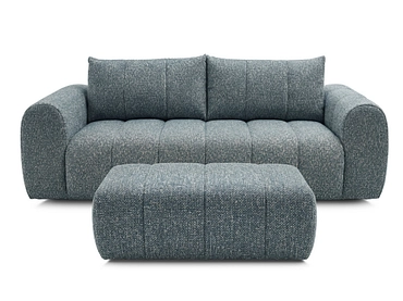 3er Sofa mit Hocker BOBOCHIC NESTY