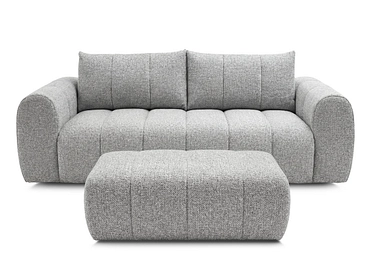 3er Sofa mit Hocker BOBOCHIC NESTY