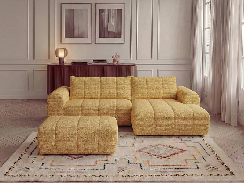 Ecksofa mit Hocker BOBOCHIC NESTY