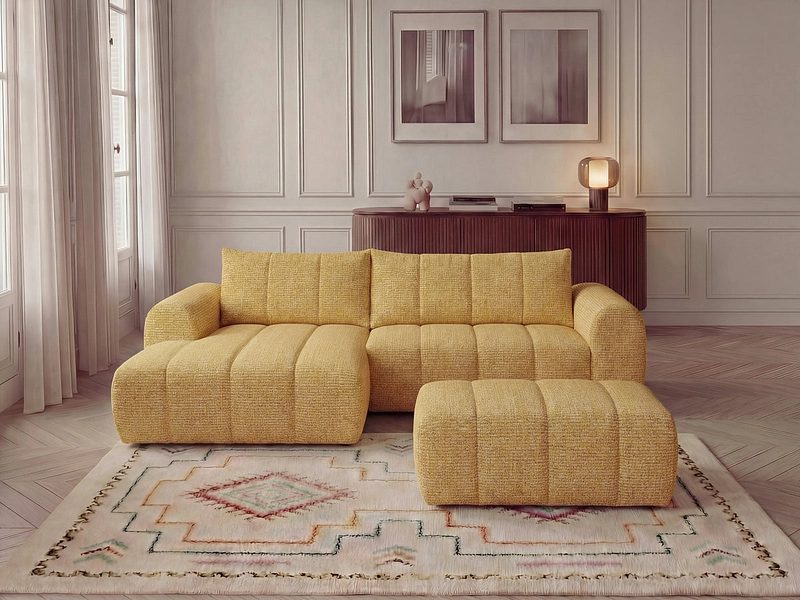 Ecksofa mit Hocker BOBOCHIC NESTY