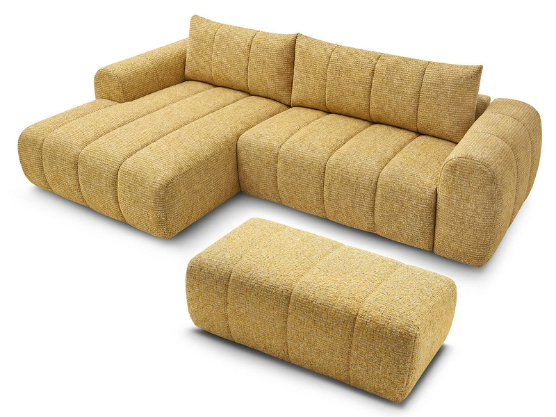 Ecksofa mit Hocker BOBOCHIC NESTY