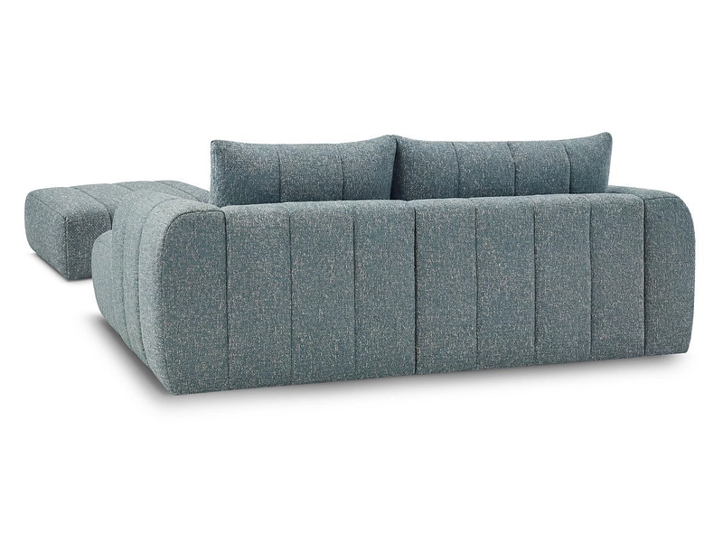 Divano ad angolo con pouf BOBOCHIC NESTY Divano ad angolo con pouf BOBOCHIC NESTY