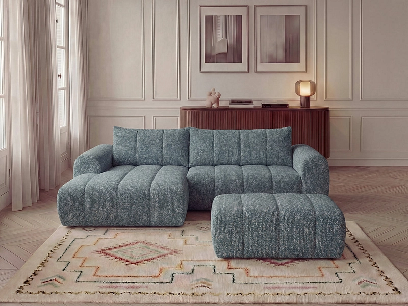 Ecksofa mit Hocker BOBOCHIC NESTY