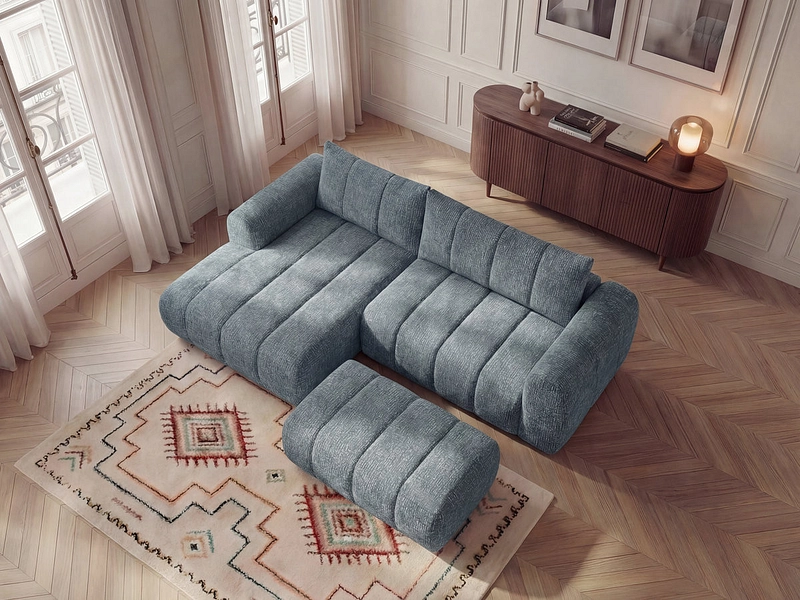 Ecksofa mit Hocker BOBOCHIC NESTY