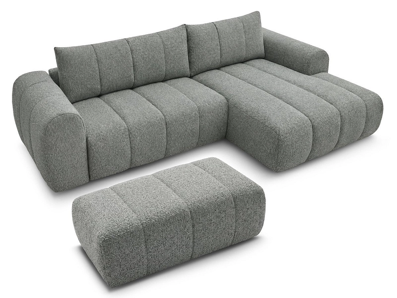 Ecksofa mit Hocker BOBOCHIC NESTY