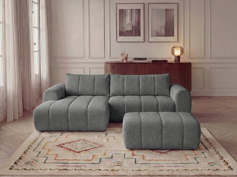 Ecksofa mit Hocker BOBOCHIC NESTY