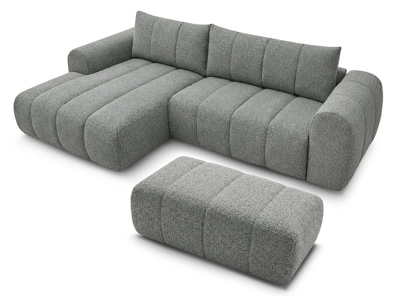 Ecksofa mit Hocker BOBOCHIC NESTY
