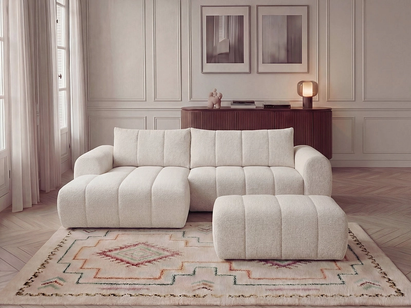 Ecksofa mit Hocker BOBOCHIC NESTY