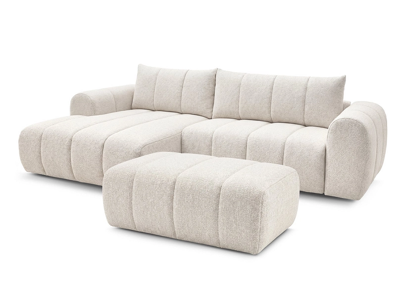 Ecksofa mit Hocker BOBOCHIC NESTY