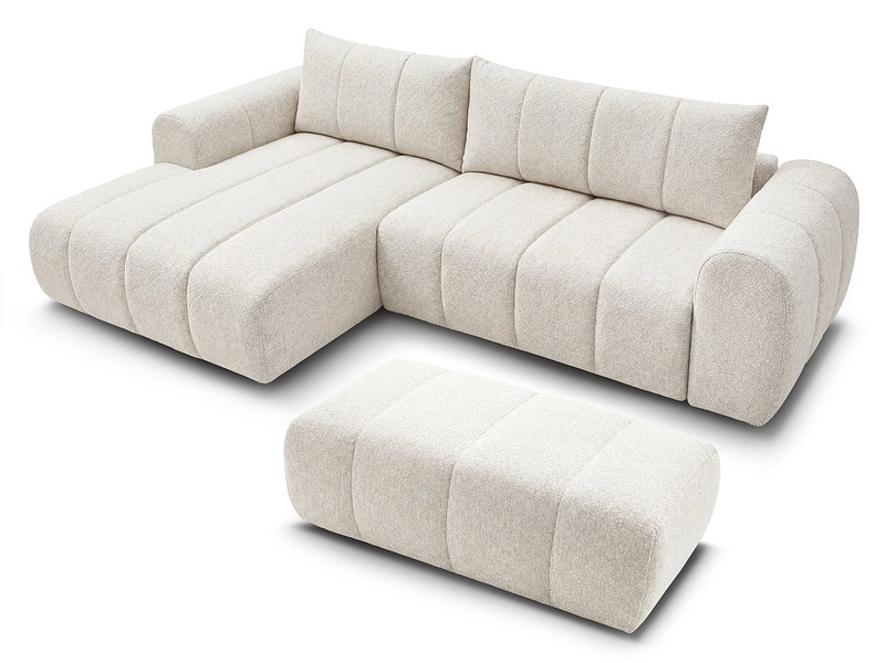 Ecksofa mit Hocker BOBOCHIC NESTY