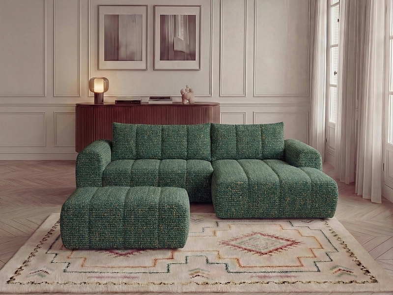 Ecksofa mit Hocker BOBOCHIC NESTY