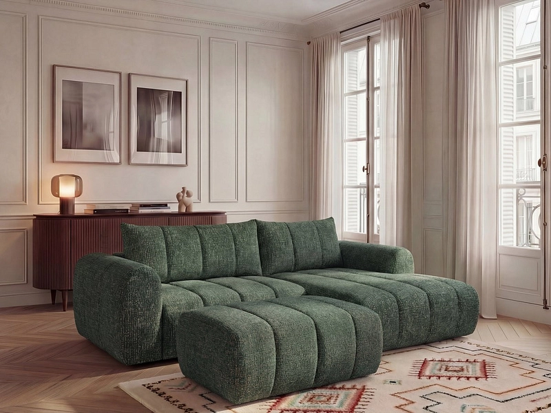 Ecksofa mit Hocker BOBOCHIC NESTY