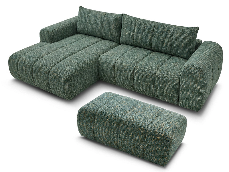 Ecksofa mit Hocker BOBOCHIC NESTY