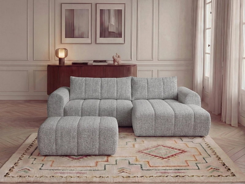 Ecksofa mit Hocker BOBOCHIC NESTY Ecksofa mit Hocker BOBOCHIC NESTY