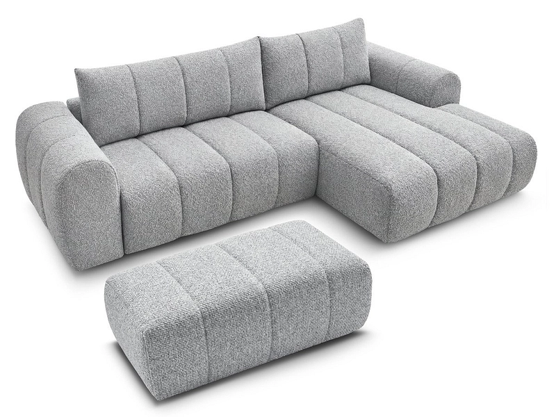 Ecksofa mit Hocker BOBOCHIC NESTY Ecksofa mit Hocker BOBOCHIC NESTY