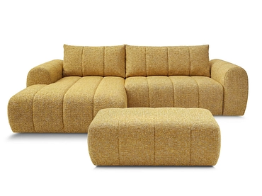Ecksofa mit Hocker BOBOCHIC NESTY