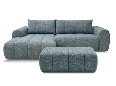 Ecksofa mit Hocker BOBOCHIC NESTY