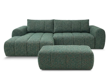 Ecksofa mit Hocker BOBOCHIC NESTY