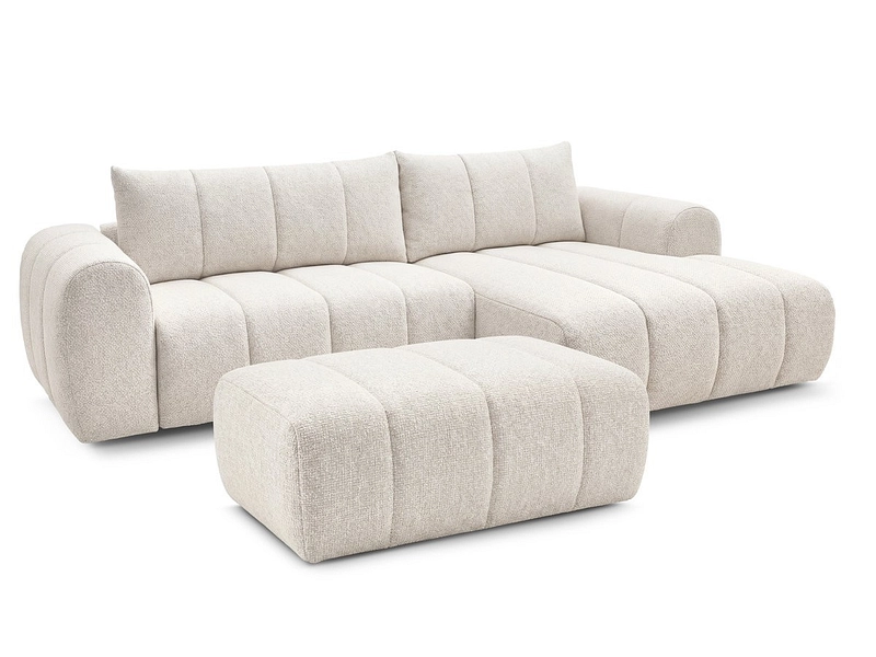 Ecksofa mit Hocker BOBOCHIC NESTY Ecksofa mit Hocker BOBOCHIC NESTY
