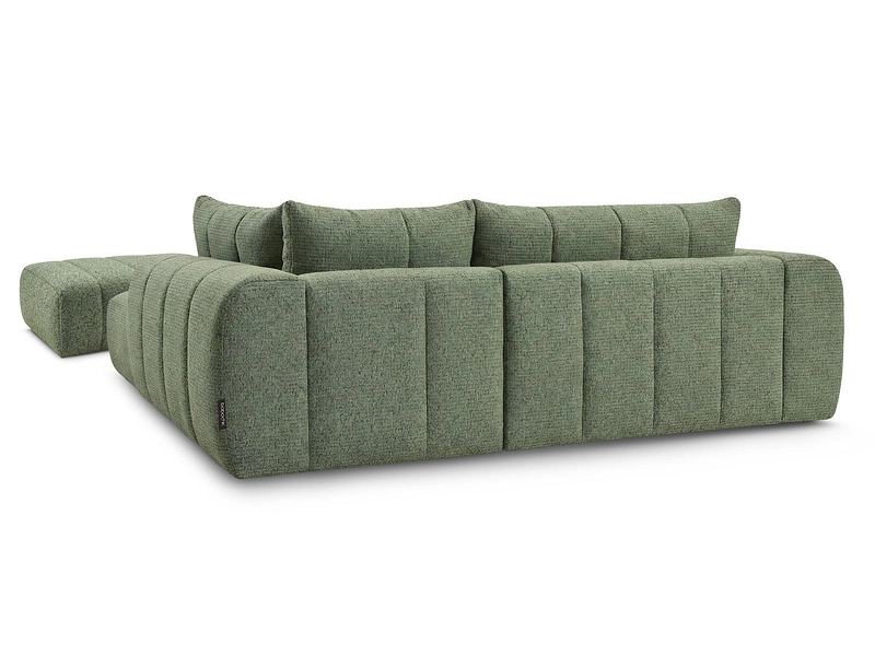 Divano ad angolo con pouf BOBOCHIC NESTY