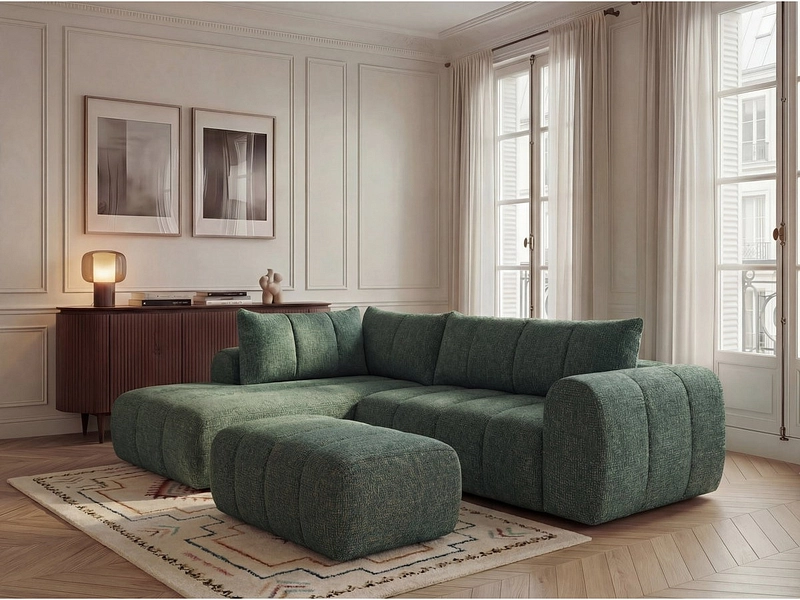Ecksofa mit Hocker BOBOCHIC NESTY
