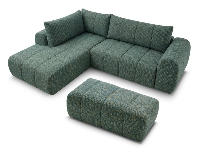 Ecksofa mit Hocker BOBOCHIC NESTY