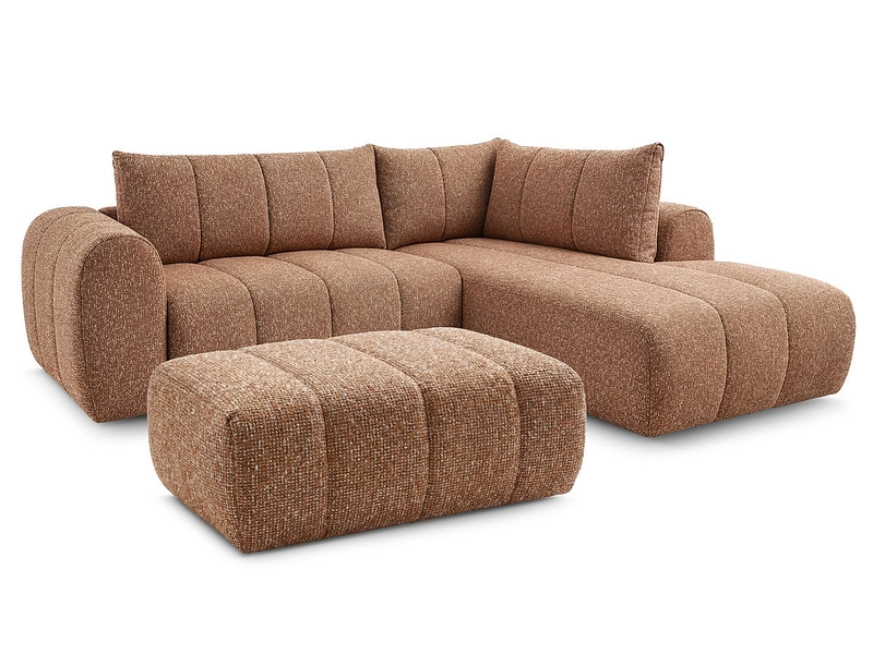 Ecksofa mit Hocker BOBOCHIC NESTY Ecksofa mit Hocker BOBOCHIC NESTY