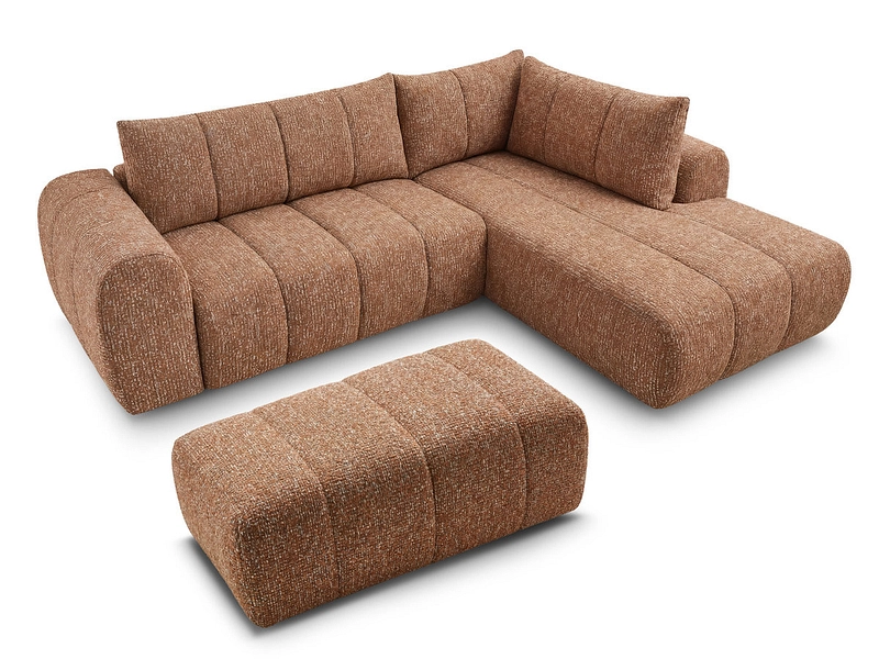 Ecksofa mit Hocker BOBOCHIC NESTY Ecksofa mit Hocker BOBOCHIC NESTY