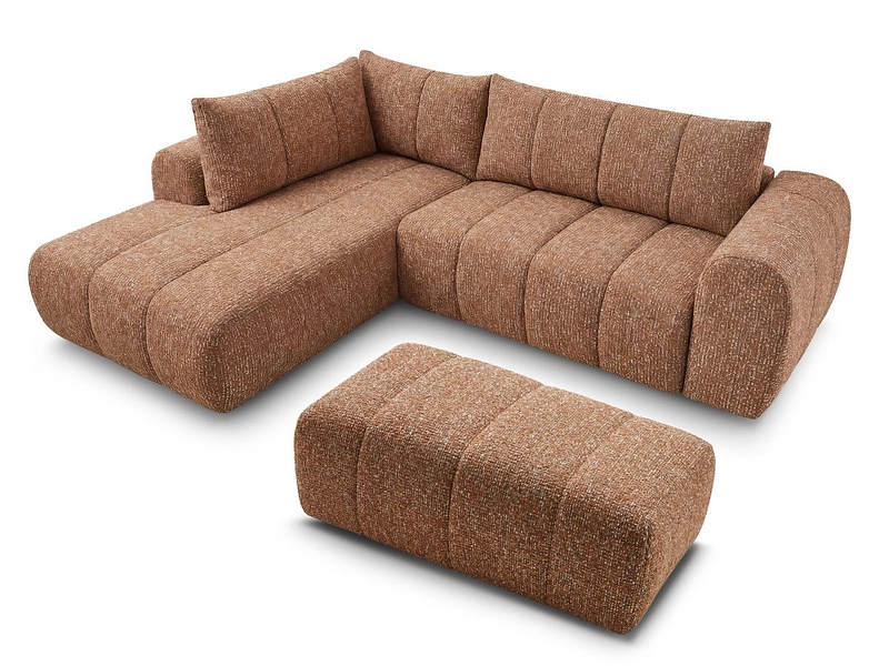 Ecksofa mit Hocker BOBOCHIC NESTY