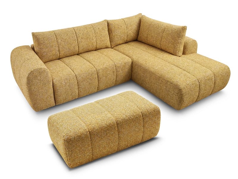 Ecksofa mit Hocker BOBOCHIC NESTY