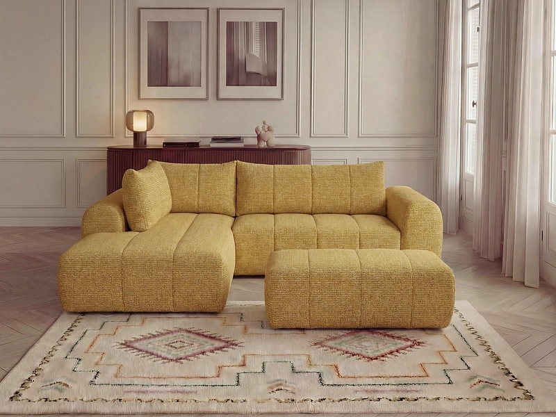 Ecksofa mit Hocker BOBOCHIC NESTY Ecksofa mit Hocker BOBOCHIC NESTY