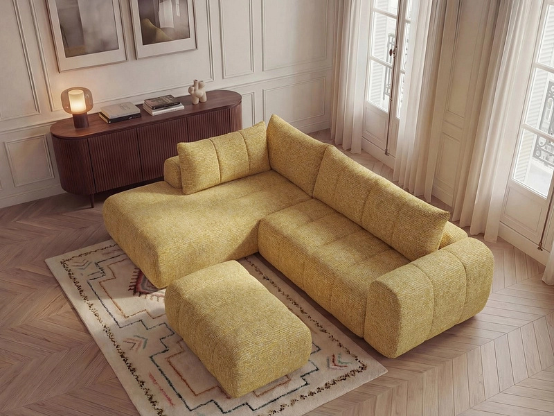 Ecksofa mit Hocker BOBOCHIC NESTY Ecksofa mit Hocker BOBOCHIC NESTY