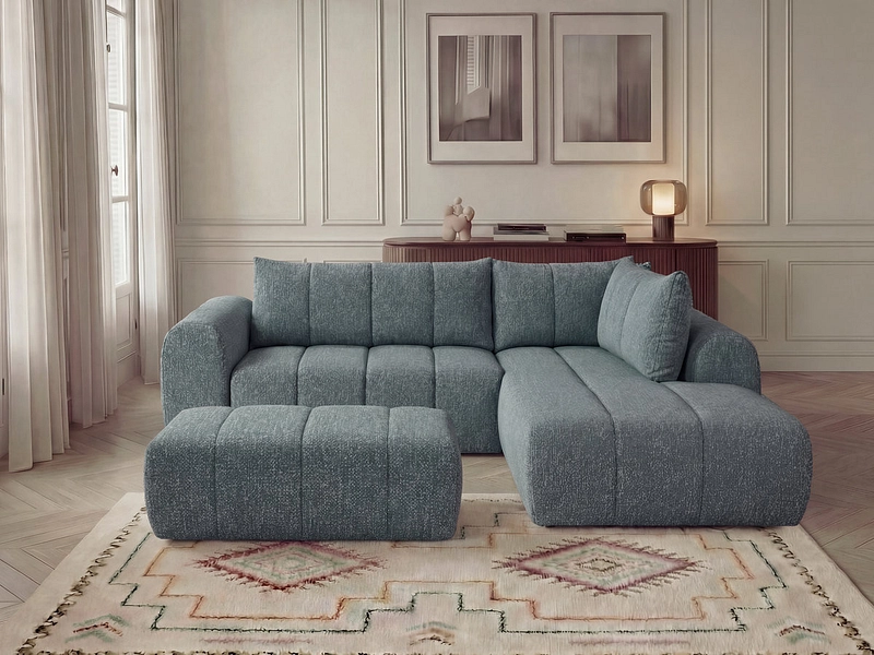 Ecksofa mit Hocker BOBOCHIC NESTY