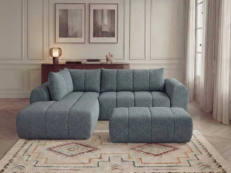 Ecksofa mit Hocker BOBOCHIC NESTY