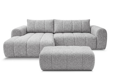 Ecksofa mit Hocker BOBOCHIC NESTY