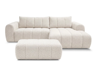 Ecksofa mit Hocker BOBOCHIC NESTY Ecksofa mit Hocker BOBOCHIC NESTY