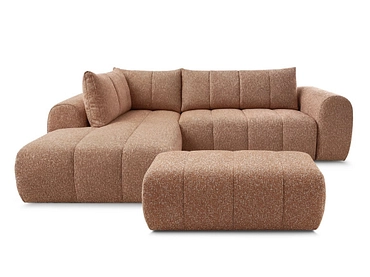 Ecksofa mit Hocker BOBOCHIC NESTY