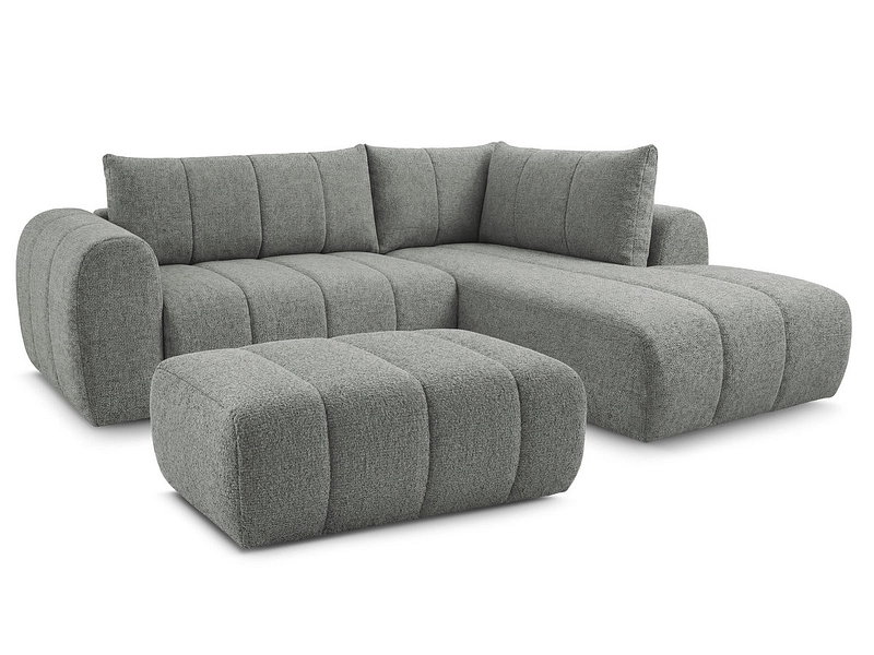 Ecksofa mit Hocker BOBOCHIC NESTY Ecksofa mit Hocker BOBOCHIC NESTY