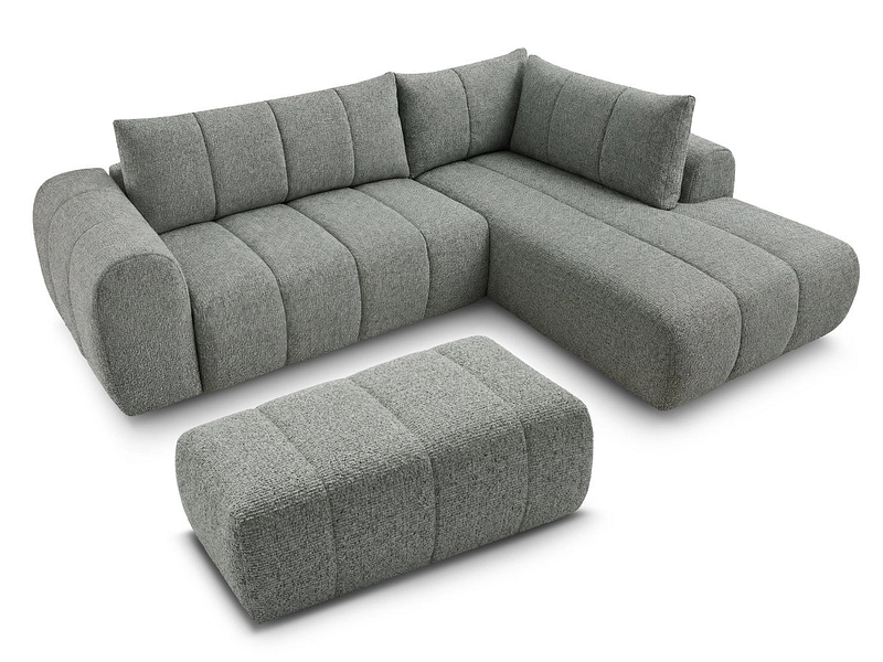 Ecksofa mit Hocker BOBOCHIC NESTY Ecksofa mit Hocker BOBOCHIC NESTY
