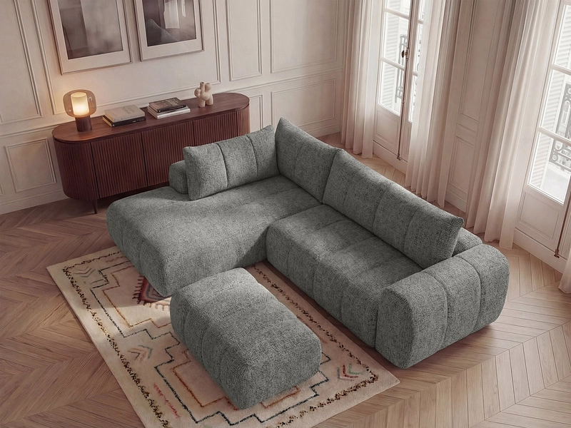 Ecksofa mit Hocker BOBOCHIC NESTY
