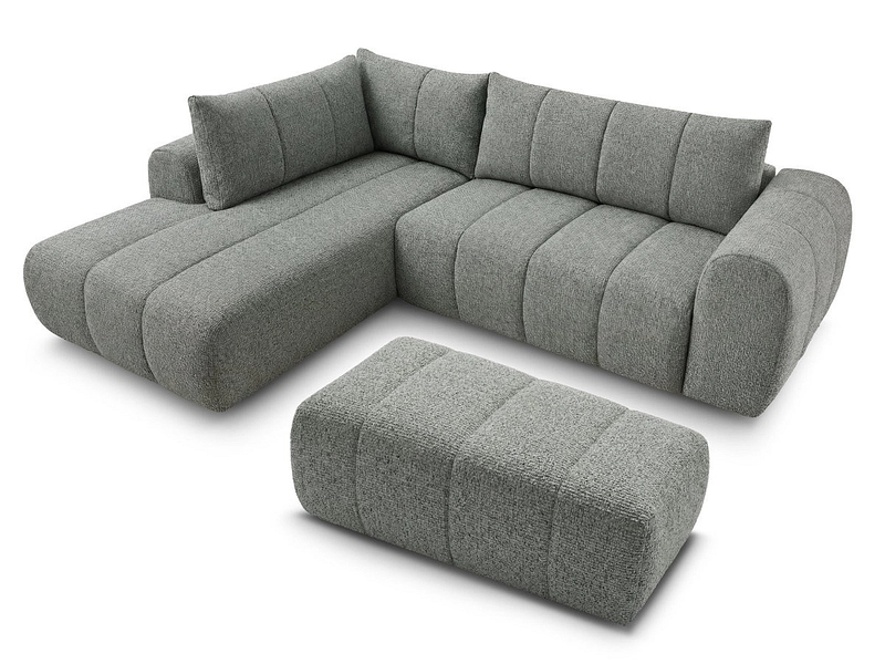 Ecksofa mit Hocker BOBOCHIC NESTY